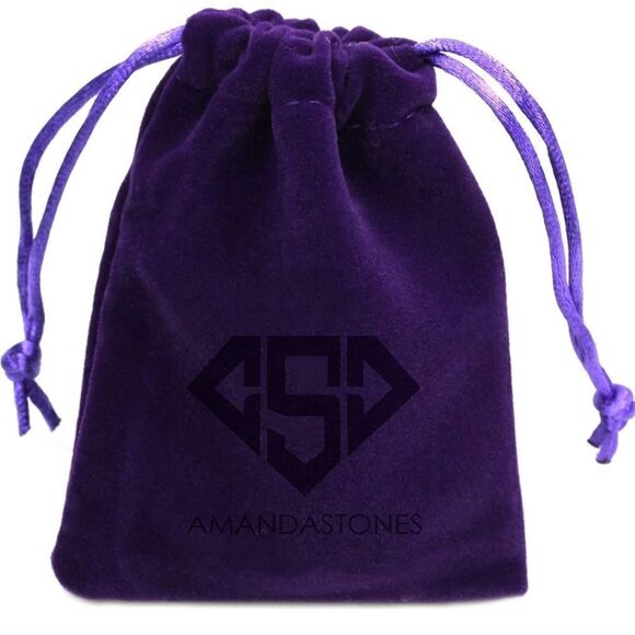 Amandastones Natural Grade AA Blue Lace Agate Bracelet - Picture 4 of 6